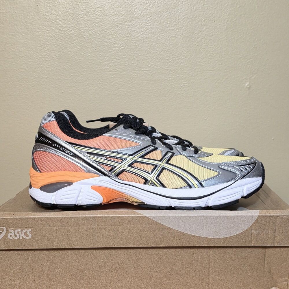 ASICS GT 2160 Orange Silver Foot Locker Exclusive 1203A783-700 Men's Size 10